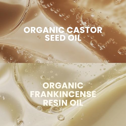 Organic Castor Oil and Frankincense Roll On - Cold-Pressed & Hexane-Free