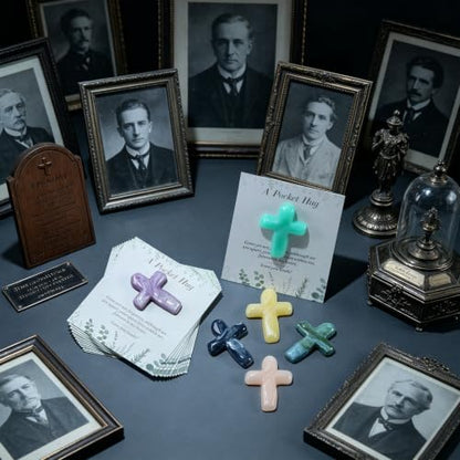 36pcs Easter Gifts Pocket Crosses in Bulk, Funeral Favors Set With Mini Resin Cross and Hug Greeting Cards, Christian Pocket Hug Token Keepsake Exchange Card for Friends Family Coworker Employee - color: Cross