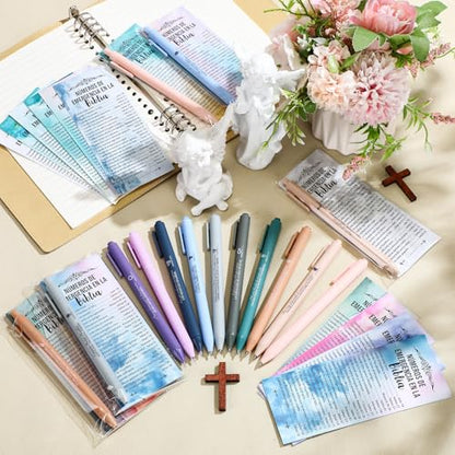 Feifeiya 25 Sets Christian Pastor Appreciation Gift, Watercolor, Spanish - color: Watercolor, style: Spanish