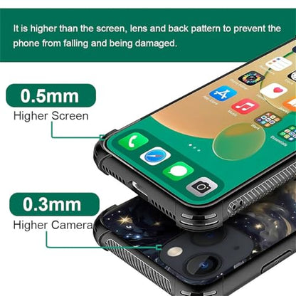 for iPhone 15 Plus Case | Classic Slim Cover Design | Black Cat Stars - color: Black Cat Stars, size: iPhone 15 Plus