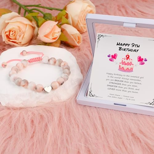 Sereney Birthday Gifts for Girls, 1-16 Year Old Girl Birthday Bracelet Gift - style: 9th Bday