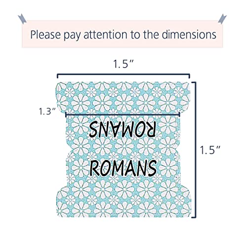 Mr. Pen- Bible Tabs, 75 Pcs, Laminated Tabs for Old & New Testament - color: Floral Design Black Writings