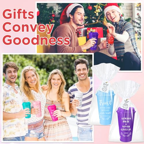 LemonRoad 120 Sets Christian Cups 16 oz Bulk Church Gifts, Bright Color - color: Bright Color