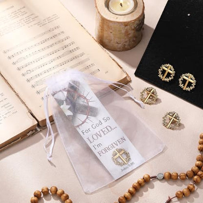 Supervitae 12 Set Crown of Thorns Lapel Pins Shepherd Staff John 3:16 Set - style: Crown of Thorns