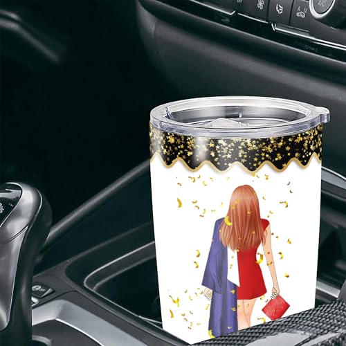 Personalized Graduation Tumbler 2026 Stainless Steel 20 oz 30 oz – Class of 2026 Insulated Travel Coffee Mug with Lid for Women Girls High School Senior - color: Graduation 499