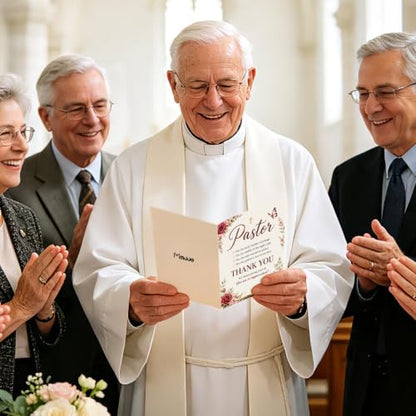 Pastor Appreciation Card, Thank You Card for Pastor - color: Mu-376