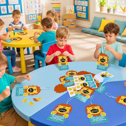 12 Pack Dare to Be Daniel Sign Kit VBS Crafts for Kids Religious Craft Set