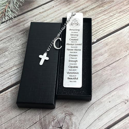 Bible Bookmark for Women Book Lovers Christian Gifts Accessories (Silver-C) - style: SILVER-C