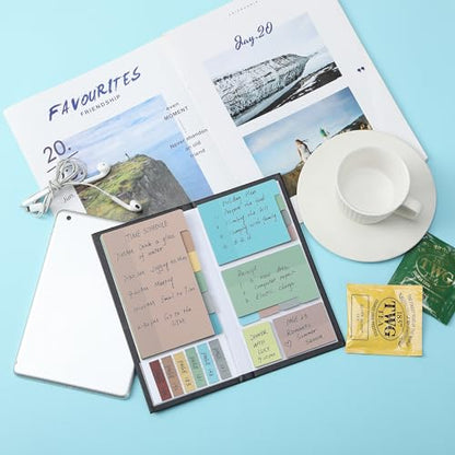 Mr. Pen- Transparent Sticky Notes Set, 410 Pack - color: Morandi, size: 1 Set