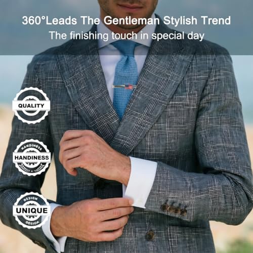 Tie Clips for Men, Tie Clip, Tie Bar, Tie Bars for Men, Silver Tie Tack Pins Unique, Mens Lapel Pins for Suits Shirts, Neck Tie Clasps for Women Boys Dad Father, Jewelry Accessories Gifts for Holiday - color: Silver Tie Clip E