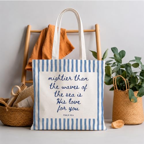Christian Tote Bag - color: Blue Beach