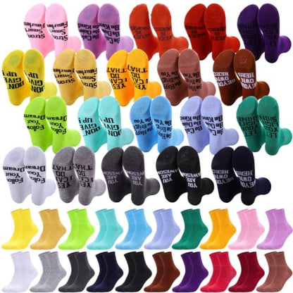 Cuffbow 20 Pack Crazy Funny Emotion Women Sock - style: Multiple Options Available