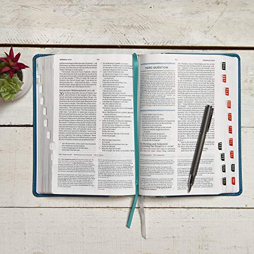 CSB Study Bible For Women, Teal Flowers LeatherTouch, Indexed, Black Letter, Study Notes and Commentary, Articles, Profiles, Word Studies, Charts, Full-Color Maps, Easy-to-Read Bible Serif Type