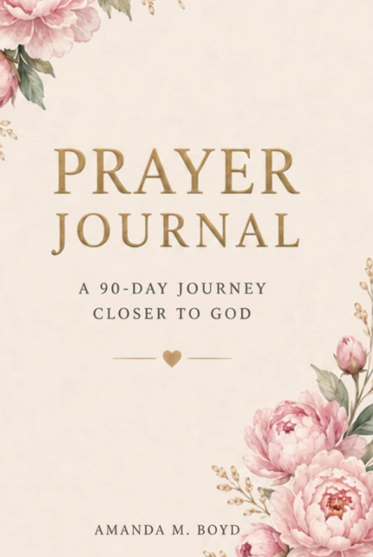 90-Day Guided Prayer Journal: Pink Peonies Edition