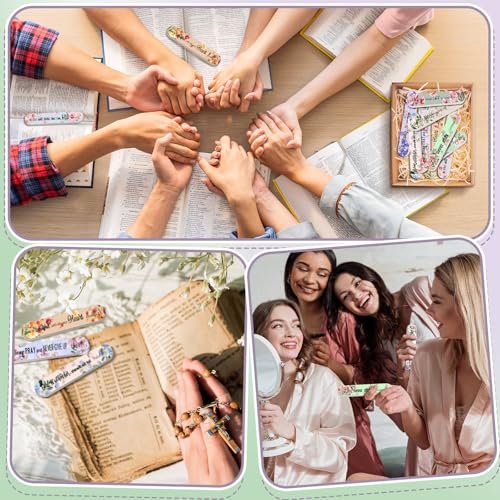 100 Christian Gifts for Women Bulk Floral Religious Nail Files - style: Lively