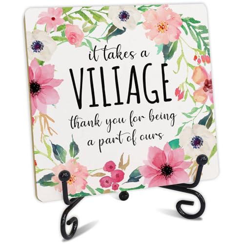 Retirement Gifts, Farewell Gifts, Thank You Gifts, Appreciation Gifts for Women Men, Motivational Wood Plaque Sign With Stand, Inspirational Desk Decor Sign Gifts, Thank You Gifts for Coworker - style: R