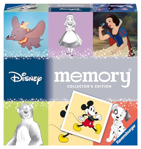 Ravensburger Disney Memory, Collector's Edition Matching Game, for Kids