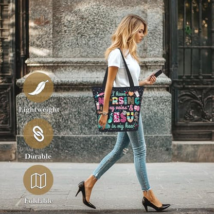 Bible Tote Bags For Women Religious Church Bag Christian Tote Bags Inspirational For Women Organizer Christian Gift - color: Nurses
