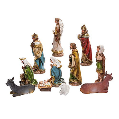 Kurt Adler Nativity Set with 11 Figures, 6"