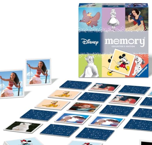 Ravensburger Disney Memory, Collector's Edition Matching Game, for Kids