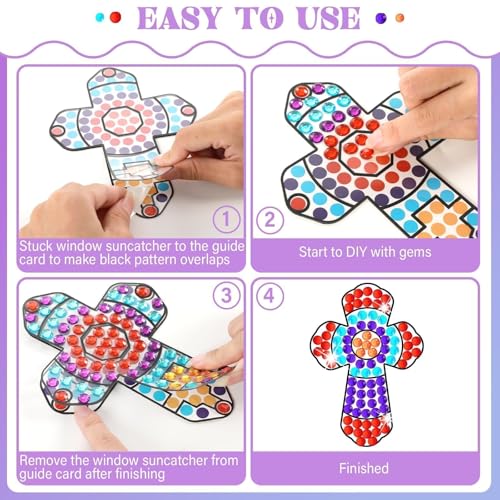 2026 VBS Sunday School Cross Craft Kids Kits Vbs Christian Religious Jesus Church Nativity Summer Ornaments Crafts for Classroom Home Activities Class Game Supplies