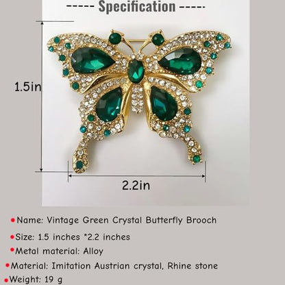Brooch Pins For Women Fashion Elegant Brooches Lapel Badges Coat Sweater Scarves Shawl Dress Accessory Wedding Party Prom Jewelry - color: Green-A