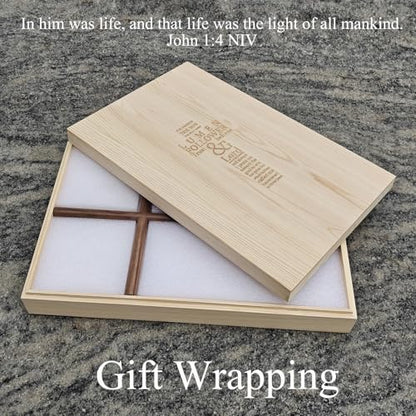 annrose Wooden Wall Cross, 15" H,Christian Gift