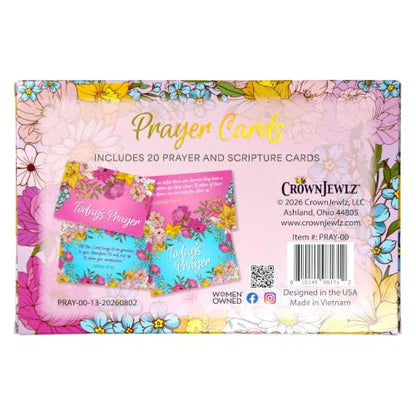 CrownJewlz Christian Bible Verse Prayer Cards, Garden Inspo Lemons & Birds - style: Garden Inspired Lemons & Birds