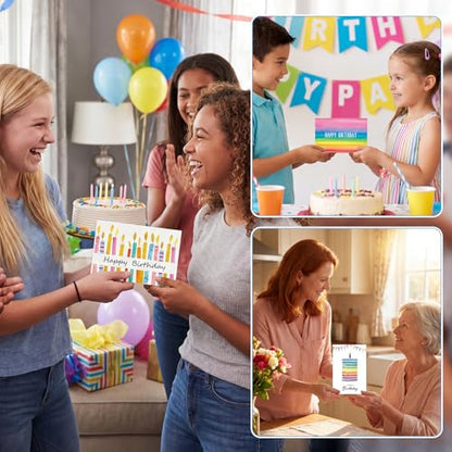 Thboxes Birthday Cards Bulk, 24-Pack 4x6 Happy Birthday Card Assortment - style: Watercolor Birthday Cards