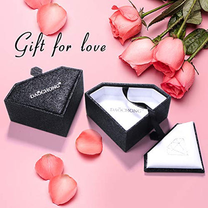 S925 Sterling Silver Christian Cross Heart Faith Bible Verse Necklace Rings - style: Fear not, for I am with you