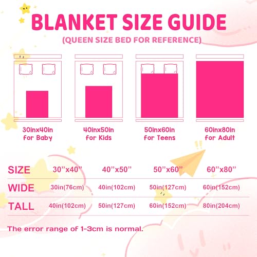 Personalized Baby Elephant Blanket for Girls with Name - color: Pink Elephant