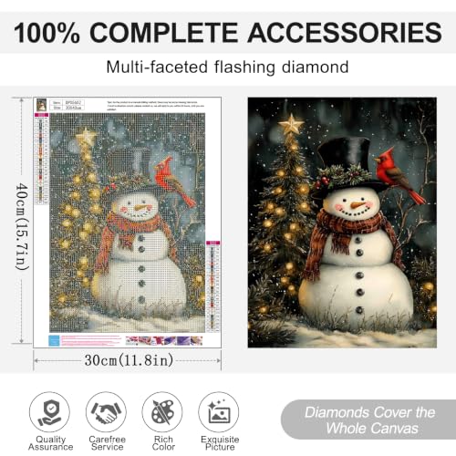 Christmas Diamond Art Kits for Adults, Diamond Painting Kits for Beginner - color: DP05652