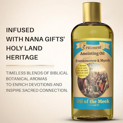 Nana Gifts Holy Anointing Oil For Prayer, Frankincense & Myrrh, 8.45Oz