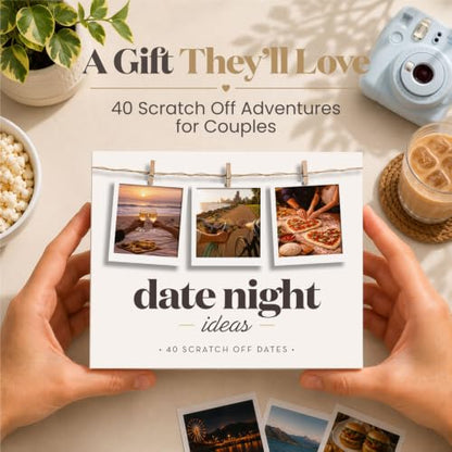 40 Scratch Off Date Night Ideas, Couples Gifts, Anniversary, Wedding & More