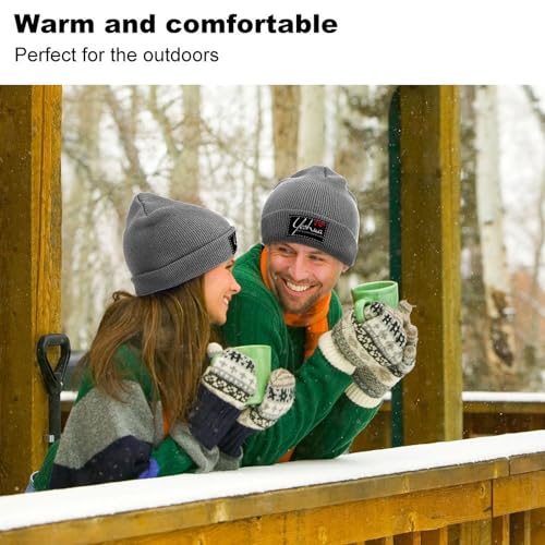 Yeshua Jesus Christian Beanie Hat Warm Winter Skull Caps Knit Slouchy Beanies for Outdoor - color: Charcoal-03