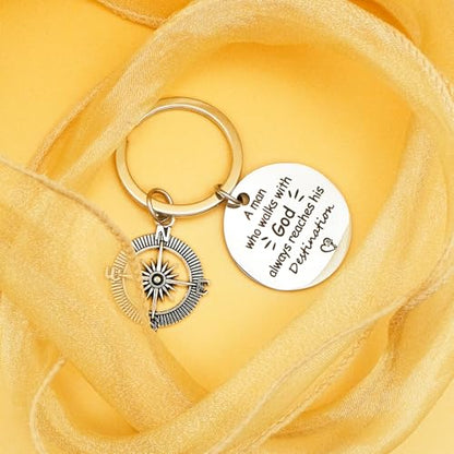 Religious Baptism Gifts for Boys Christian Catholic Confirmation Gift for Men Teen Boys First Communion Christening Easter Basket Stuffers for Him Godson Baptism Catholic for Pastors Faith Church