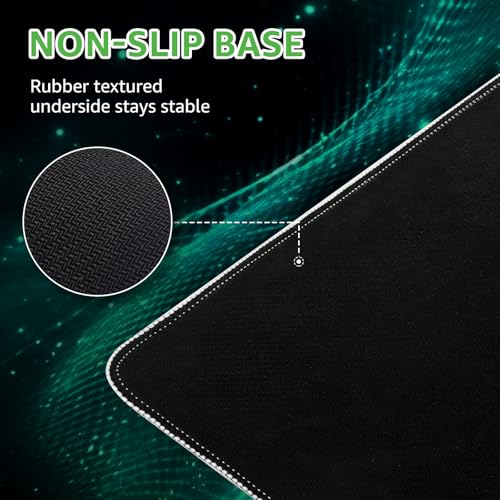 iCasso Excel Cheat Sheet Desk Pad, Excel Mouse Pad Shortcuts - color: B-black Excel Shortcuts