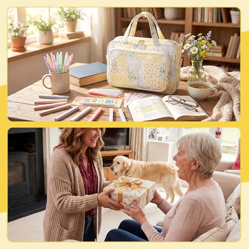 BESARME Large Bible Bags for Women with Strep, Spliced Flower - color: Spliced Flower, size: Extra Large