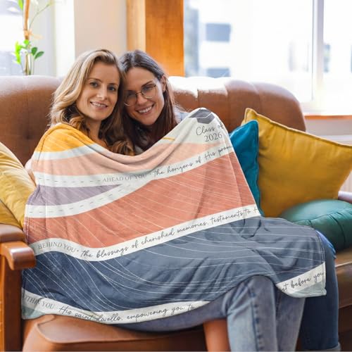 Graduation Blanket 2026 Abstract Faith Throw 50"x60" - style: Abstract