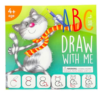 Learn to Draw ABC Letters: Crafts & Art Supplies for Kids Ages 3-6, Gift - size: Medium