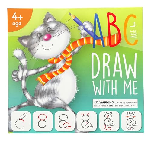Learn to Draw ABC Letters: Crafts & Art Supplies for Kids Ages 3-6, Gift - size: Medium