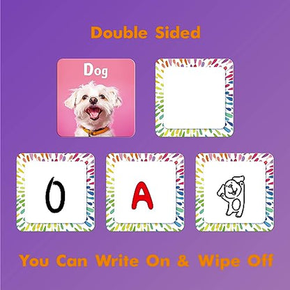 Hebayy 72 PCS Memory Matching Game, Real Animal Matching Cards for Toddlers 36 Pairs Memory Cards for Preschool 4 5 6 Years Old - style: Real Animals-A