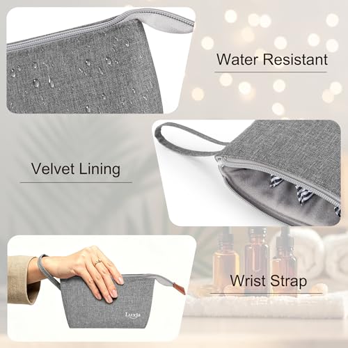LUXJA Essential Oil Carrying Bag Holds 8 Bottles, Gray - color: Gray, size: Single-layer: hold 8 bottles