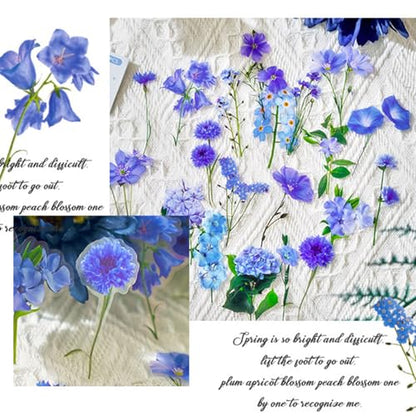 DothRayan Flower Stickers for Kids Teens Girls Adult, 200Pcs Waterproof Flower Stickers for Water Bottle Laptop - color: Flower B