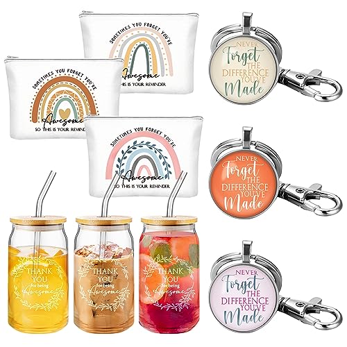 Hoolerry 9 Pcs Thank You Gifts for Women Employee Coworkers, Rainbow - style: Rainbow