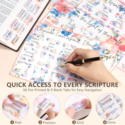 Bible Cover Case for Women Puffer Bible Bag w/Study Supplies Journaling Kit