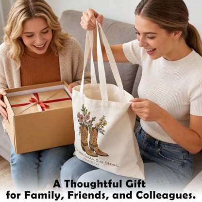 Western Canvas Tote Bag, Western Gift for Women - color: Western Christian
