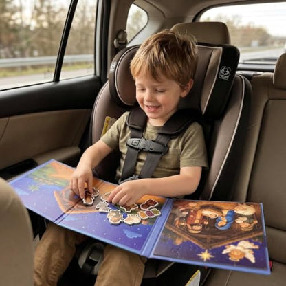 Travofun 20-Piece Magnetic Nativity Puzzle & Playset, Bible Story, Ages 3-6 - style: Nativity (Puzzle + Story Play)