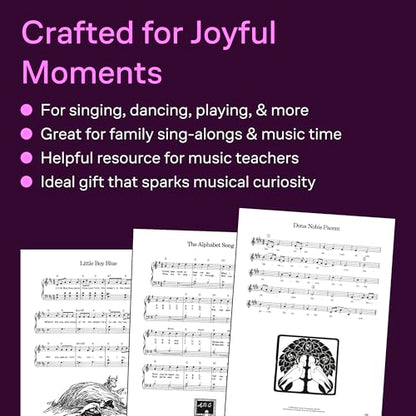 The Library of Children's Song Classics – Piano, Vocal and Guitar Songbook | Easy-to-Read Lyrics, Chords and Arrangements | Illustrated Collection of Storybook, Holiday and Folk Songs