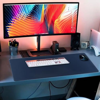XXL Gaming Mouse Pad 35.4x15.7 Professional Large Mouse Pad & Computer Game Mouse Mat-90x40 Darkblueus - color: Darkblueus, size: 35.4L x 15.7W inches